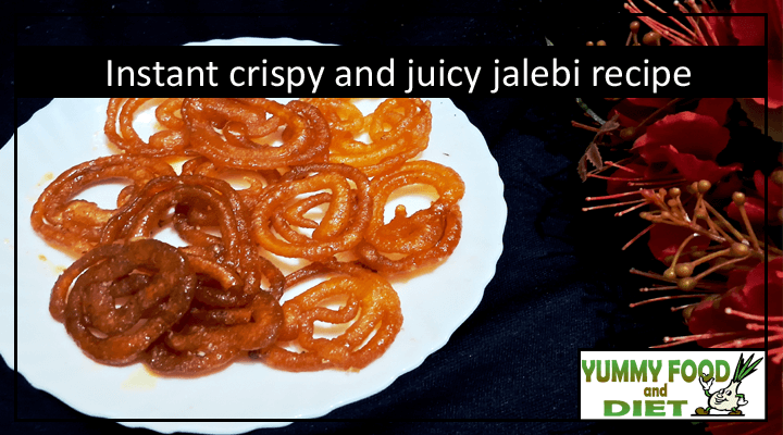 Instant crispy and juicy jalebi recipe