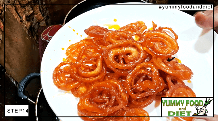 Instant crispy and juicy jalebi recipe step14