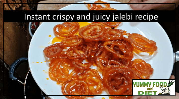 Instant crispy and juicy jalebi recipe